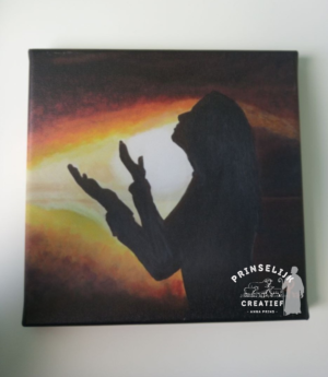 Zonlicht (canvas 20x20cm)