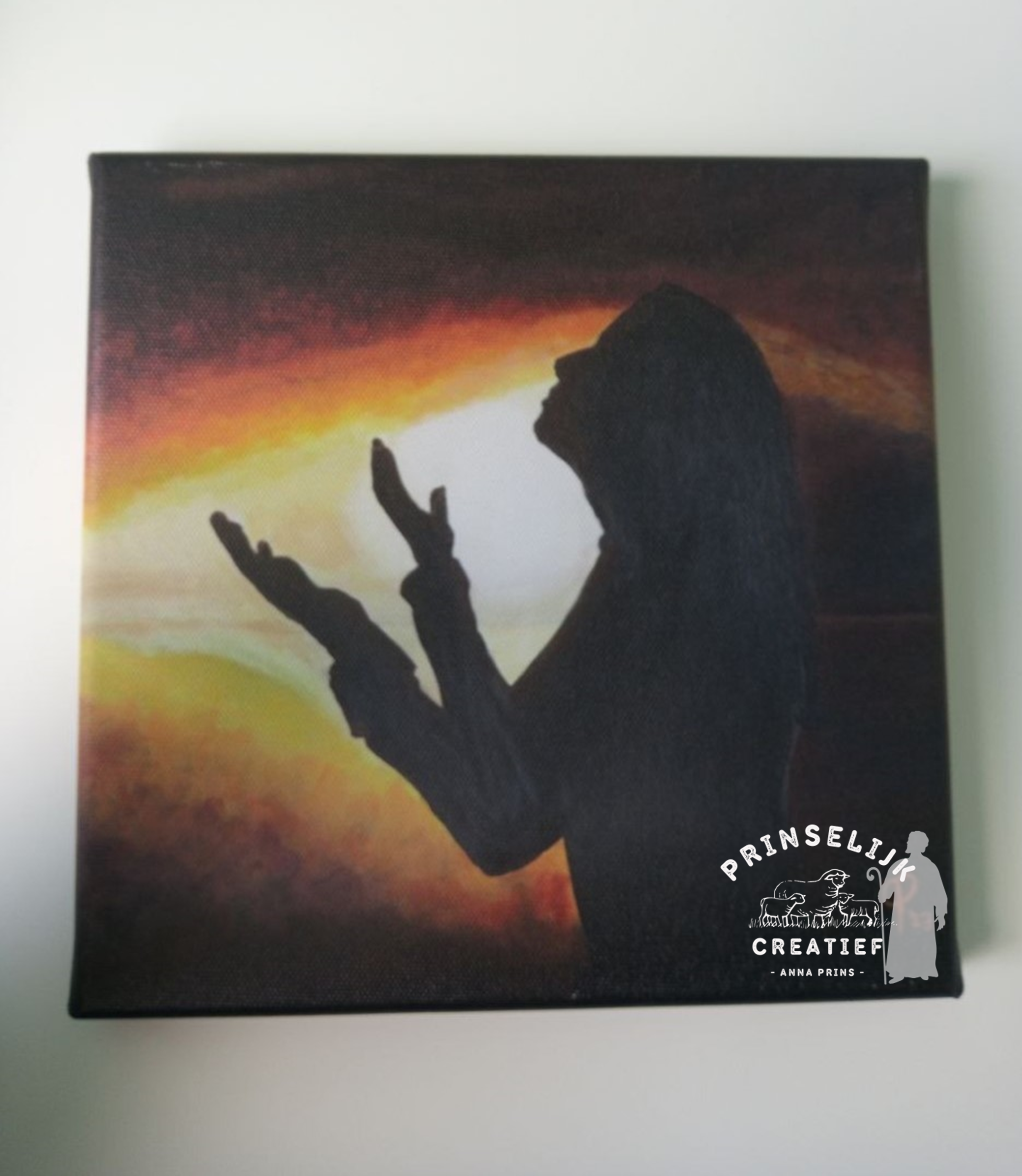 Zonlicht (canvas 20x20cm)